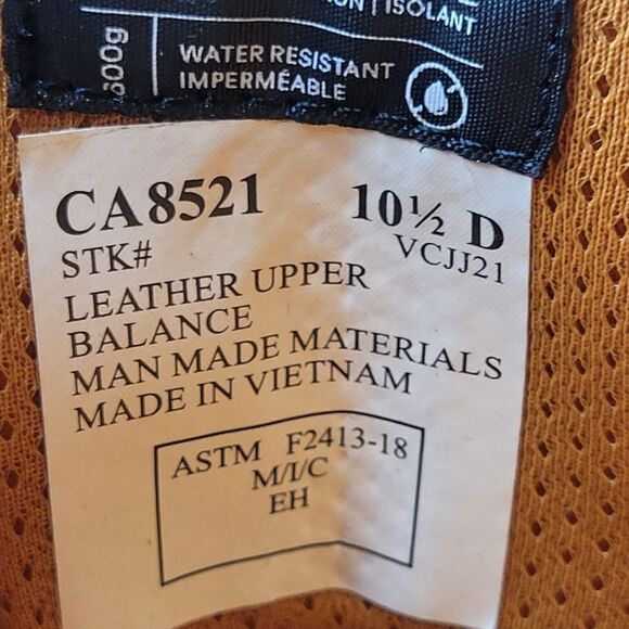 Carolina Men's Insulated Bruno Hi Comp Toe Dark Brown Boots Shoes Size 10.5 - Picture 7 of 8